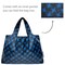 Wrapables Large & Small Foldable Tote Nylon Reusable Grocery Bags, Set of 2, Ninja Stars